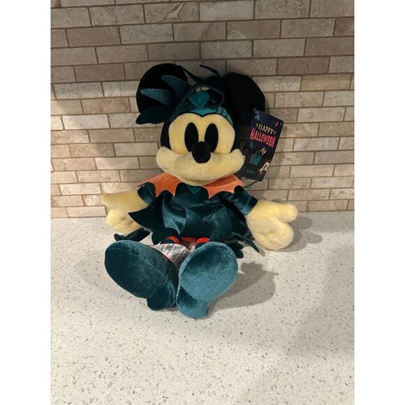 2023 Walt Disney Parks Happy Halloween Minnie Mouse Witch Plush - NEW. (G19) - Picture 1 of 4